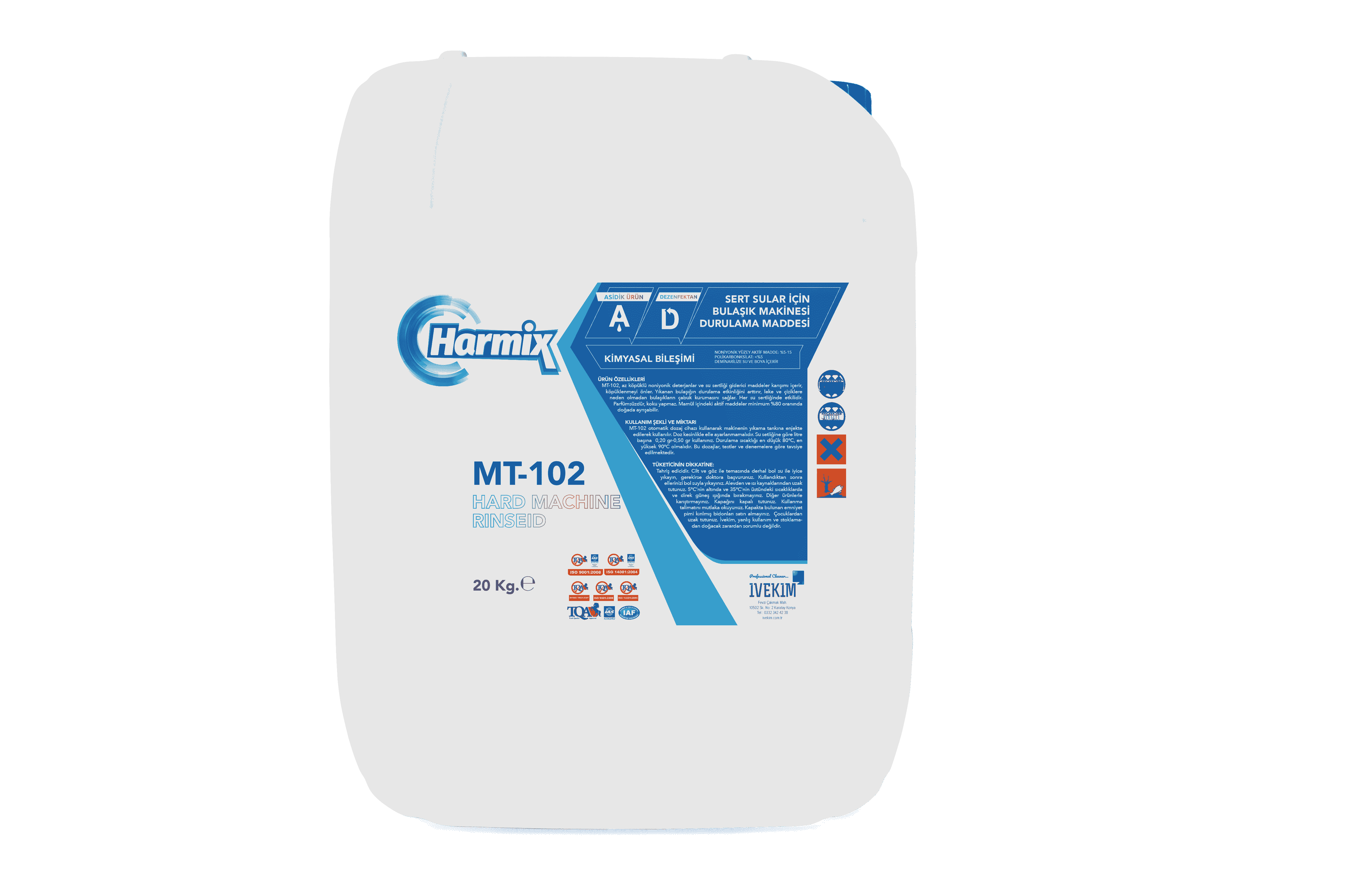 ENDÜSTRİYEL BULAŞIK MAKİNESİ DURULAMA(PARLATICI) MT-102